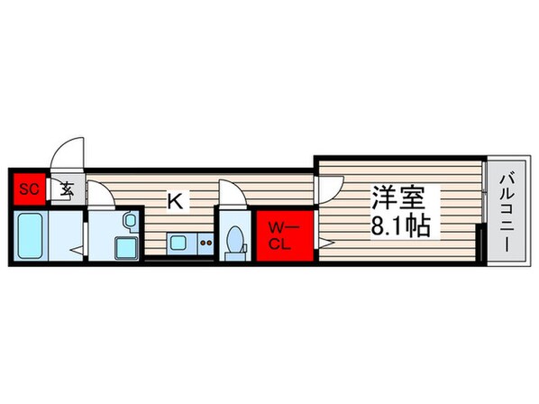 レクシア六町の物件間取画像